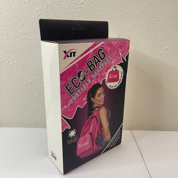 Xit Lightweight Splash Proof Material Packable & Foldable Backpack, New - Picture 8 of 8